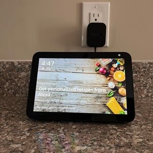 Amazon Show, 8in, Black, Works perfect, $45